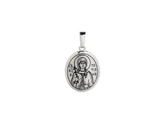 Серебряная подвеска с молитвой «Св. Мученица Татьяна»